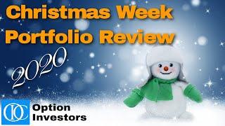 Merry Christmas 2020 from Option Investors + weekly portfolio review