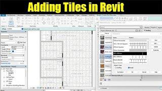 How to Add Tiles in REVIT