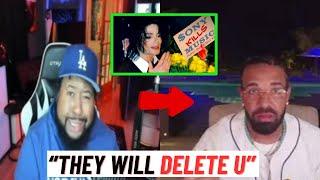 DJ Akademiks REVEALS Drake Will Be DELETED Like Michael Jackson Due To UMG & Spotify Lawsuit!!️️⃤