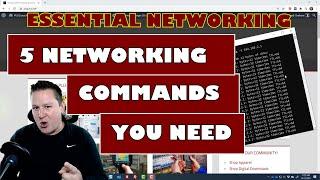 Networking Commands [ipconfig, ping, arp, tracert, netstat]