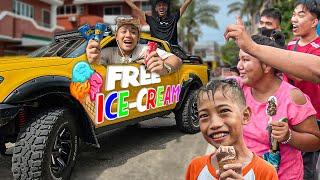 Opening the First FREE ICE CREAM TRUCK - Dulo ng Pilipinas