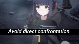 "Avoid direct confrontation"