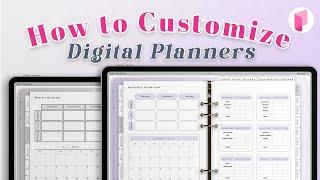 How to Customize a Digital Planner from Planify Pro