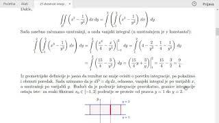 23 Dvostruki integral u pravokutnim koordinatama