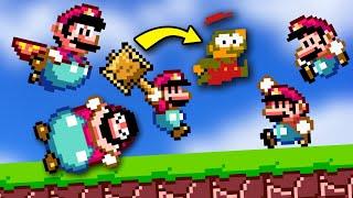 16-Bit Mario Attacks 8-Bit Mario?! (Mari0)