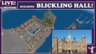 Next level - the balconies  - BUILDING BLICKLING HALL IN MINECRAFT BEDROCK | CJSGOOSE GOOSEVILLE