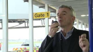 Michael O'Leary surprises 13 millionth Ryanair passenger at Shannon Airport