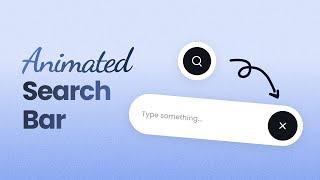 Search Bar Using HTML CSS & JavaScript | Animated Search Box