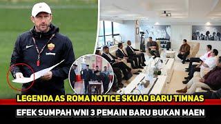 SKUAD TIMNAS VIRAL DI ITALIA! Patrick kerja cepat racik Strategi~Legenda AS Roma sampai beri reaksi