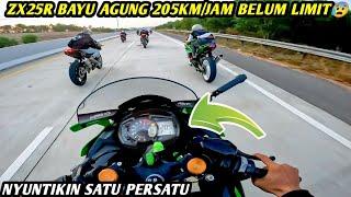 ZX25R NO LIMIT KECEPATAN 200KM/JAM++‼️ NGEPUR CBR250RR, YAMAHA R3, NINJA 250