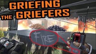 Griefing the Griefers! RIP their bases! | ARK Official Server
