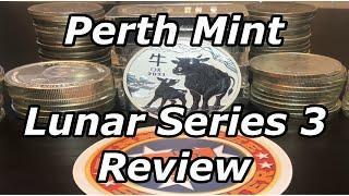 @ThePerthMintAustralia - LUNAR 3 SILVER COIN SERIES REVIEW