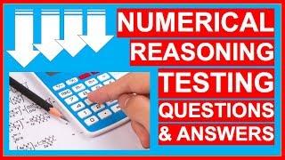 8 NUMERICAL REASONING TEST Questions & Answers! (Practice Numerical Tests and PASS!)