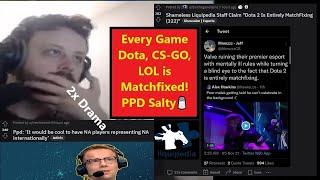 Liquipedia Staff Cliams"Dota 2 Is Entirely MatchFixing 322"|PPD Wants All American Team|Drama 2x