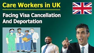 Cancellation of work visas and deportation of health and care workers!