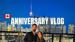 Anniversary Vlog | Anniversary Celebration In Toronto Canada | Lavelle Rooftop