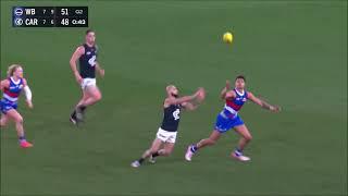 Lachie Cowan - AFL 2024 Round 18 Highlights - Carlton @ Western Bulldogs