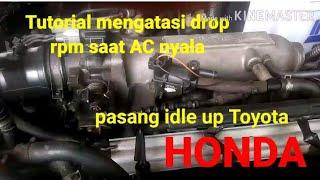 Mengatasi rpm drop saat AC nyala Honda Civic Estilo Genio