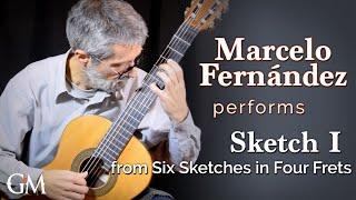 Marcelo Fernández plays Sketch I from his Six Sketches in Four Frets | Guitar by Masters