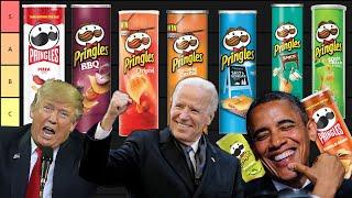 PRESIDENTS RANK PRINGLES FLAVORS