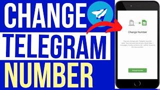 how to change telegram number without losing data | how to change telegram number