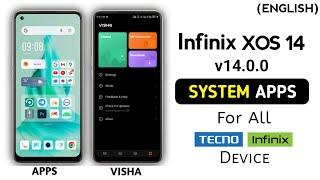 Infinix XOS 14 System Apps Update For All Infinix and Tecno Devices  | English