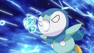 Dawn's Piplup Learns Hydro Pump