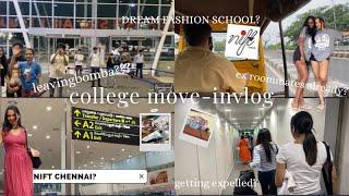 I got into NIFT?  move-in vlog
