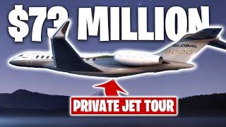 Bombardier Global 8000 Private Jet Tour | $73 Million