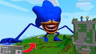 I FOUND KILLER SHIN SONIC IN MY WORLD  | MINECRAFT SCARY SEEDS