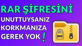 Şifreli RAR Dosyasını Programsız Açmak | RAR Şifresini Unuttum Sorunu Çözümü 