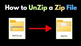 How to UnZip a Zip File