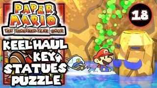 Red and Blue Statues in Keelhaul Key - Paper Mario The Thousand Year Door - Walkthrough Part 18