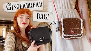 Making a Gingerbread Bag! (out of a thrifted purse *forbidden snack*)