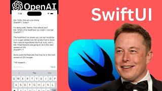 Build SwiftUI App with ChatGPT (2023 Tutorial)