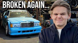 FIXING EVERYTHING WRONG WITH MY CHEAP MERCEDES 190E EVO 2 PT16