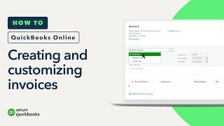 How to create and customize an invoice in QuickBooks Online