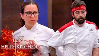 Both Kitchens Get Yelled At BEFORE Service | Hell's Kitchen