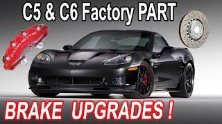 C5 & C6 Brake Upgrade Options (Using Only Factory C6 Corvette Parts!)