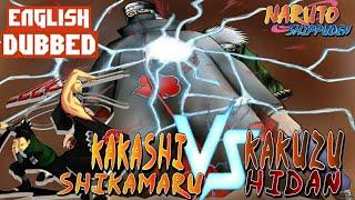 KAKASHI VS KAKUZU | SHIKAMARU VS HIDAN | TEAM 10 | ENGLISH DUBBED [FULL FIGHT]HD #ANIME #NARUTO