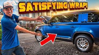 Watch a Professional Wrap a Car - ASMR The Most Satisfying Car Wrapping Video