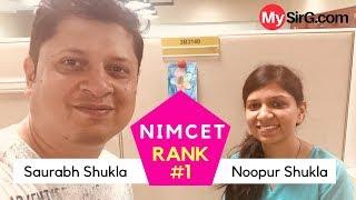 How I got rank 1 in NIMCET? | Noopur Shukla | MySirG.com