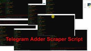 របៀប Auto Telegram Delete Contact សំរាប់ Telegram Adder Scraper Premium Script 