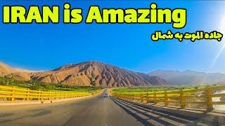 Driving From Alamut To Tonekabon - E2 -  - IRANIAN WALKER - ( ▶60 MIN )