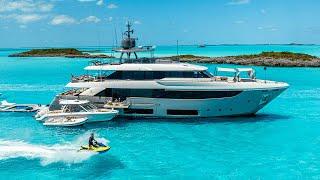 Explore FIFI: 108’ Ferretti Charter Yacht in the Bahamas