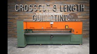 SAVI 126″ Length and 24″ Crosscut Veneer Guillotine