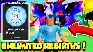 I Bought UNLIMITED REBIRTHS In Clicker Sim AND BECAME INSANELY OP!! (Roblox)