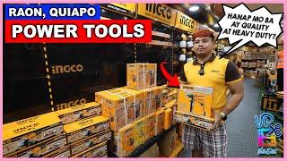 Naka-50% OFF Lahat ng POWER TOOLS na QUALITY at HEAVY DUTY na Bilihan sa RAON QUIAPO MANILA