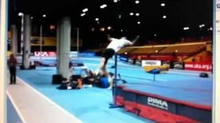 Fraser weir high jump slow motion