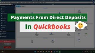 19. Receive Payment From Customers Direct Deposit Treatment QuickBooks